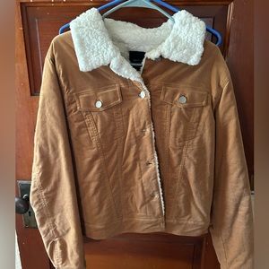 Tan Sherpa Jacket